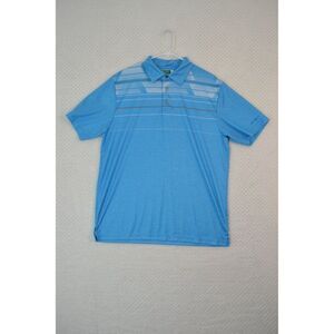 Ben Hogan Performance Men's Large Blue Short Sleeve Golf Polo Shirt